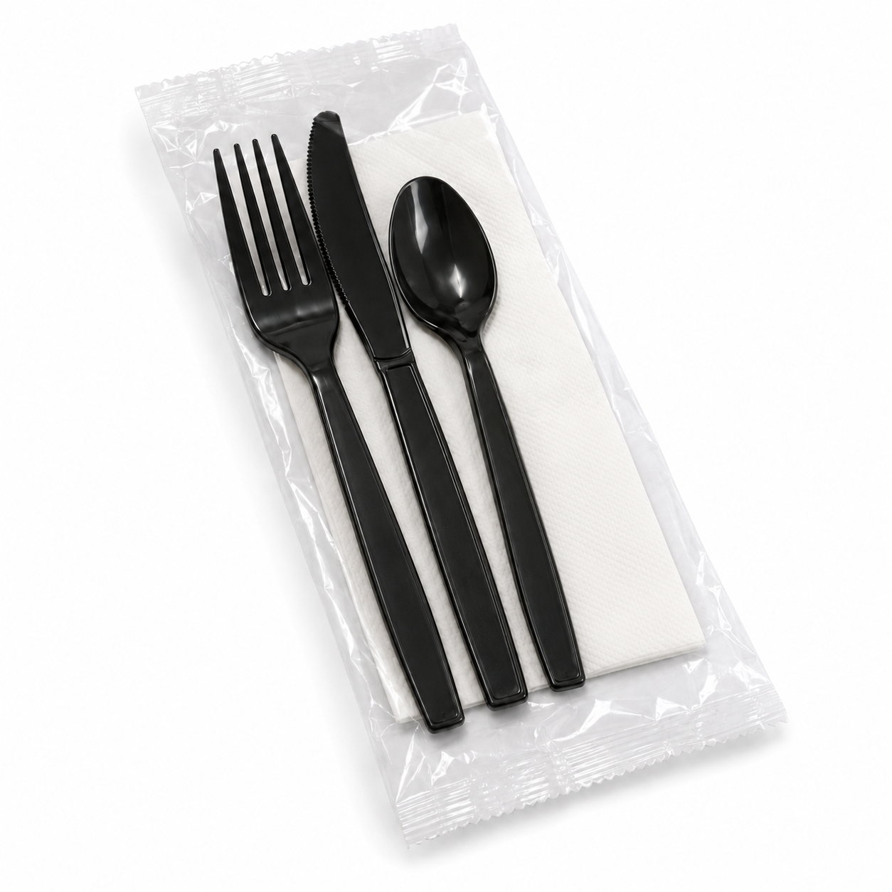 4-in-1 Utensil (Fork/Knife/Spoon/Napkin)