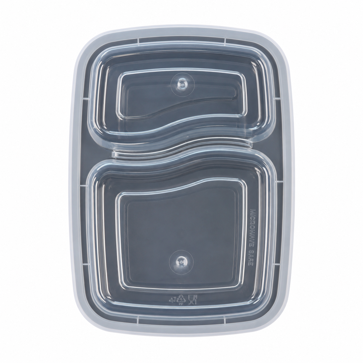 Rectangular Container — Two Compartment