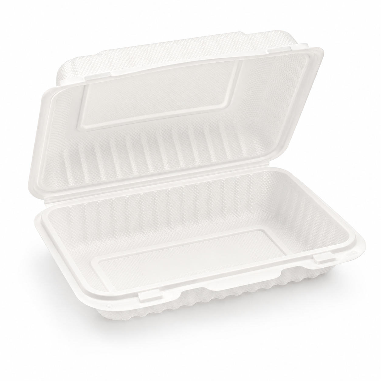PP Hinged Clamshell 6-Compartment