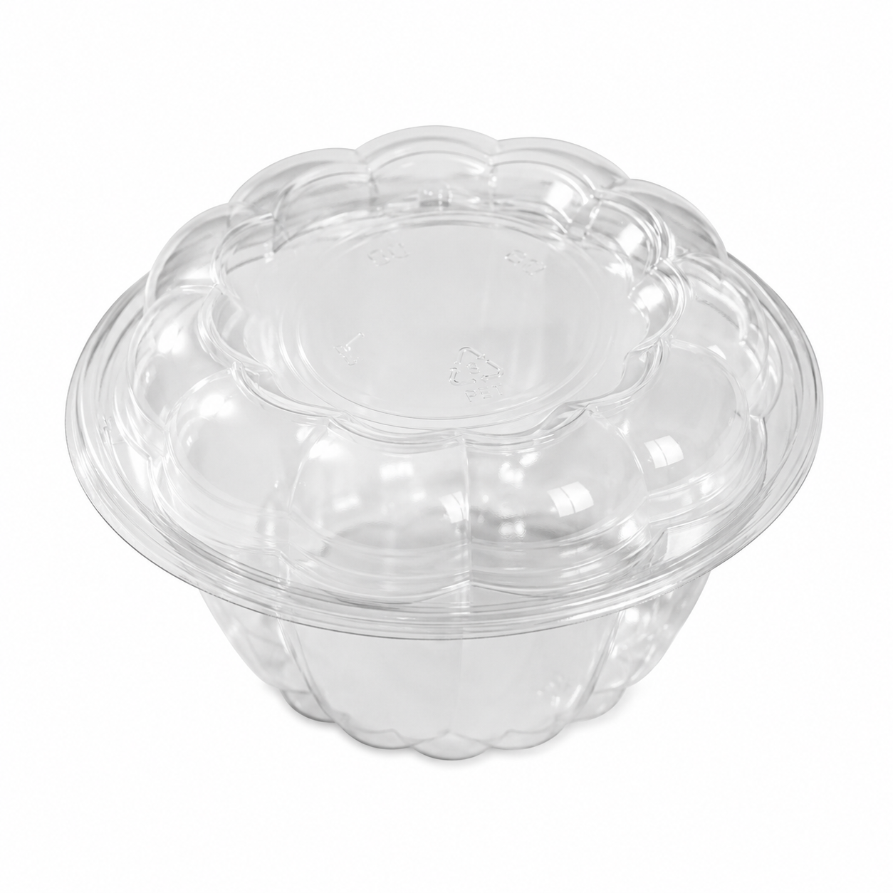 Clear PET Rose Container