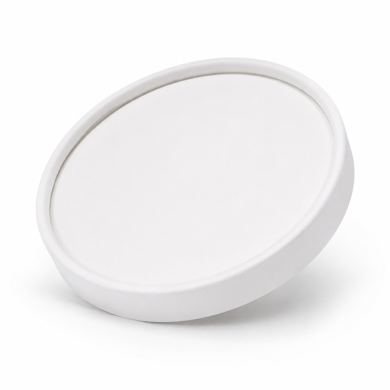 White Paper Lid for Paper Food Container