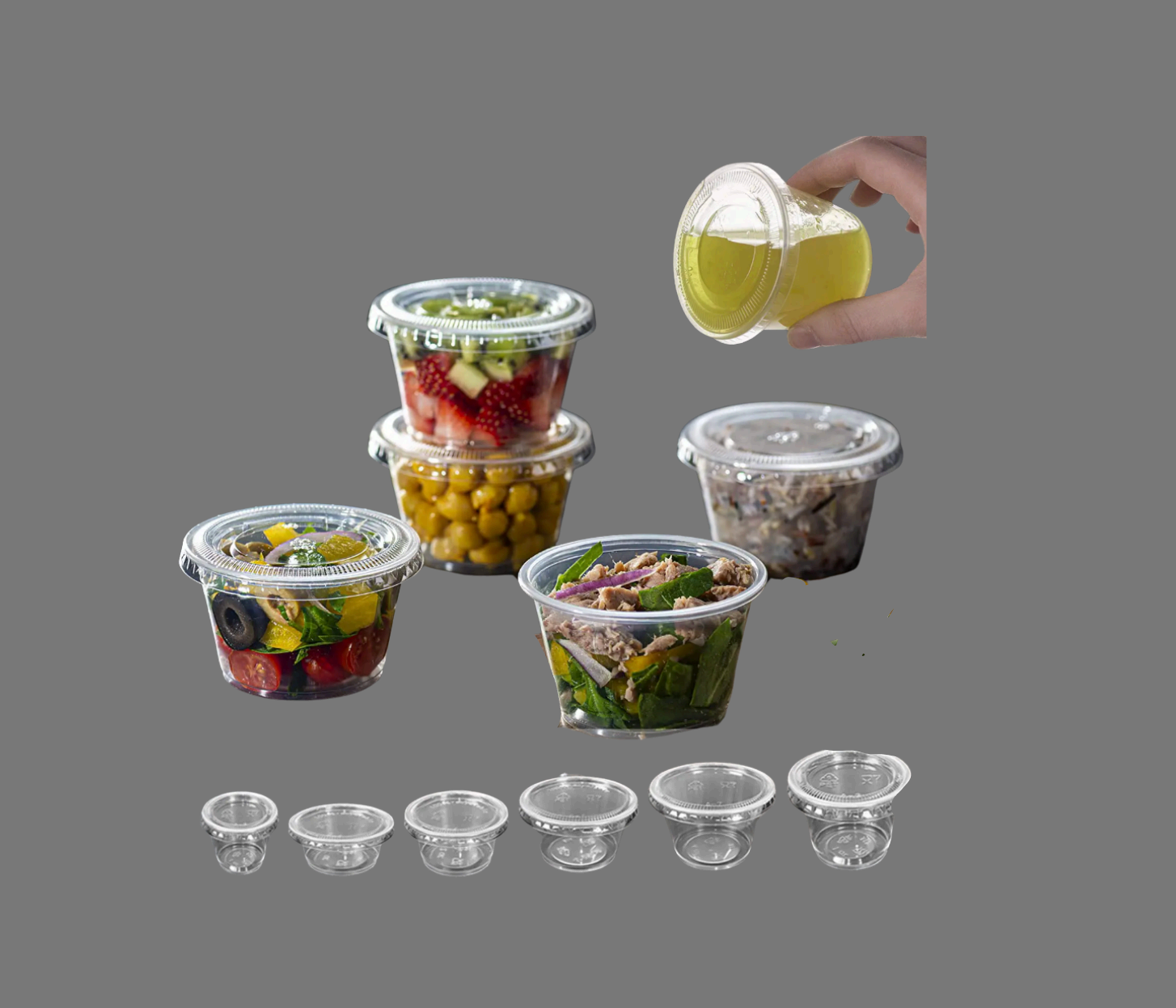 Sauce Cup 2oz + Lid