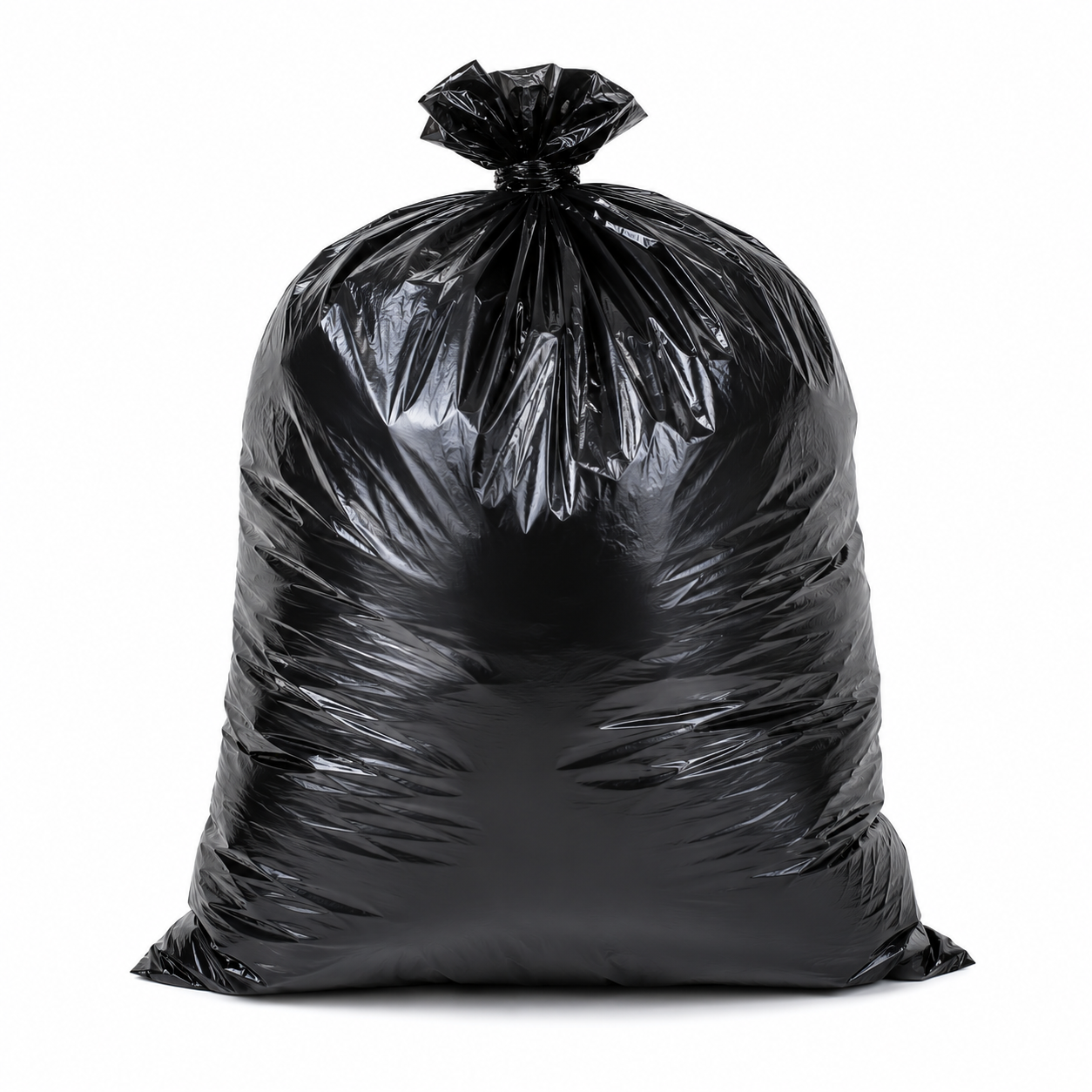 Black Trash Bags — Heavy Duty