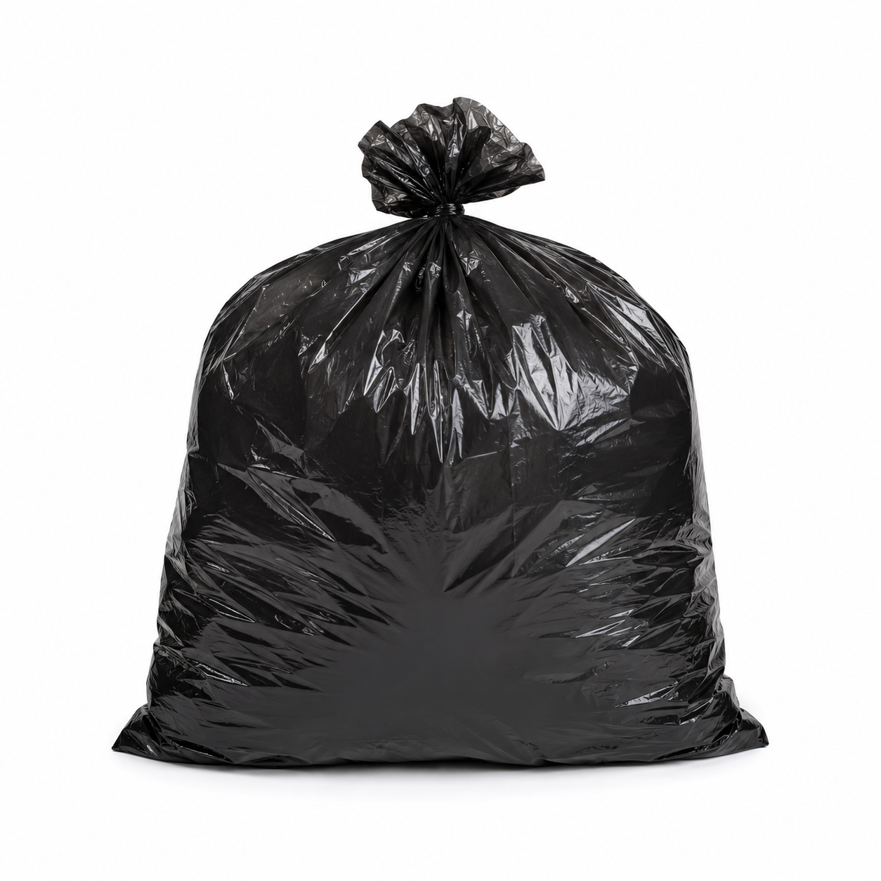 Black Trash Bags — Regular Duty