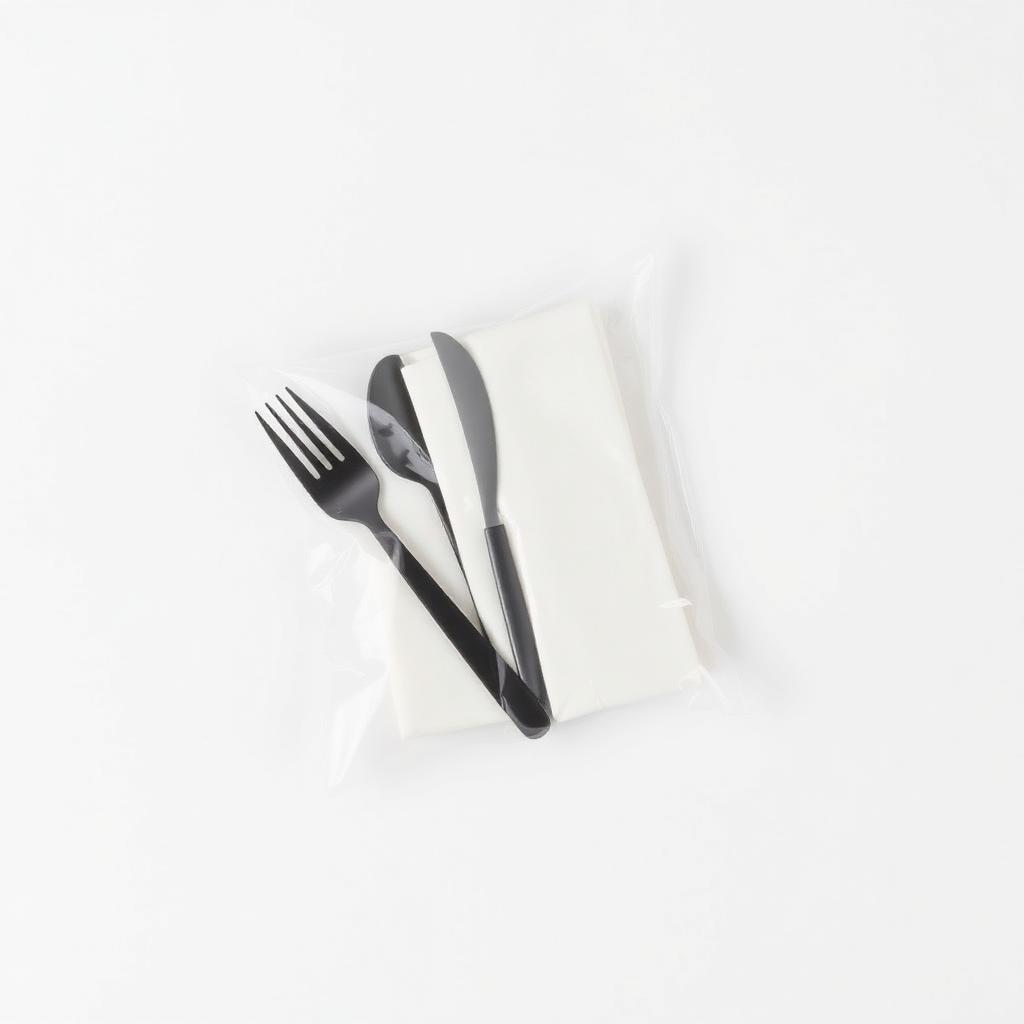 4-in-1 Utensil (Fork/Knife/Spoon/Napkin)